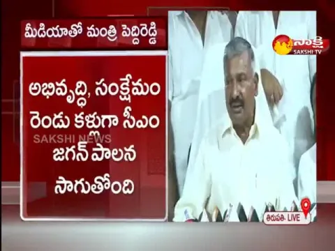 Face To Face With AP Minister Peddi Reddy Ramachandra Reddy