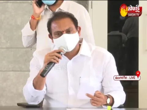 Minister Alla Nani Press Meet At Mangalagiri