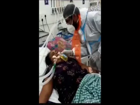 Viral Video: BJP Leader Feeding Cow Urine To Covid Patient