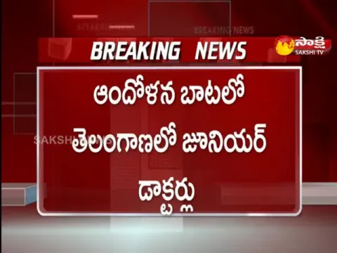 Telangana Junior Doctors Protest 