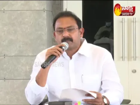 Minister Alla Nani Press Meet At Mangalagiri