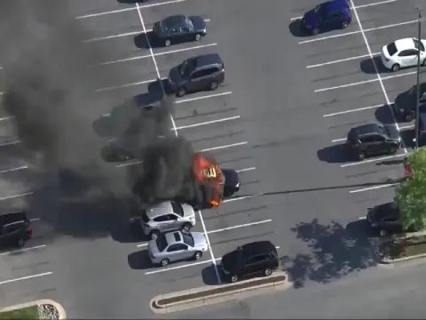 Viral Video: Car Catches Fire After Driver Uses Hand Sanitiser While Smoking Cigarette