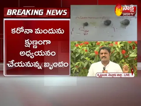 ICMR Team Visit To Krishnapatnam Today