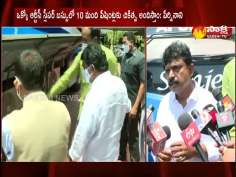 Oxygen buses for covid patients 