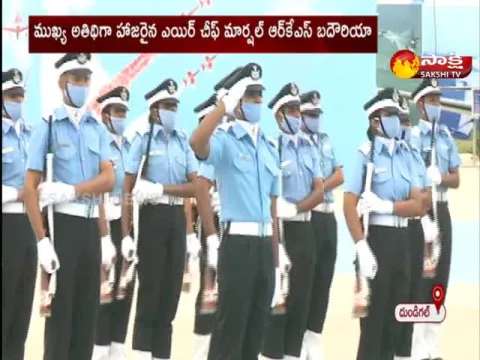 Passing out parade at Dundigal Air Force Academy