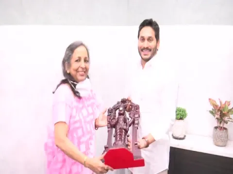 Inland Waterways Authority Chairman Amitha Prasad Meet AP CM YS Jagan