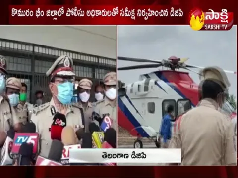 Telangana DGP Mahender Reddy Review With Police Officers