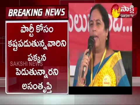 Vizianagaram: Former TDP MLA Shobha Haimavathi Resigns