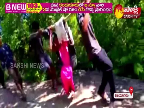 Volunteers Carrying Pregnant Woman in a Dolly: Vijayanagaram
