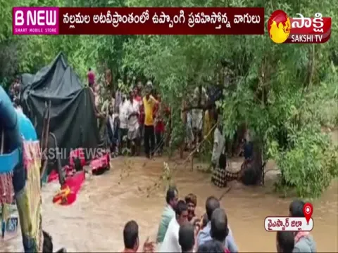 Ysr Distric : 30 Tractors Trapped In Floods 