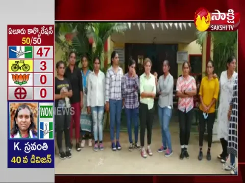 Group Of Women From Gujarat Hulchul In Parvathipuram Roads