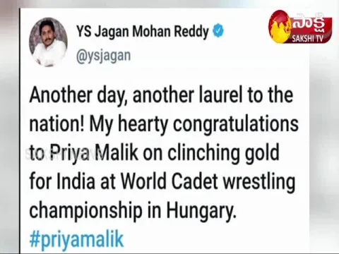 Priya Malik wins gold medal at 2021 world cadet wrestling championship