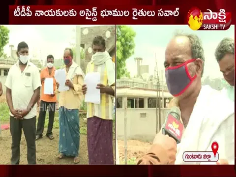 Farmers challenge land assigned to TDP leaders