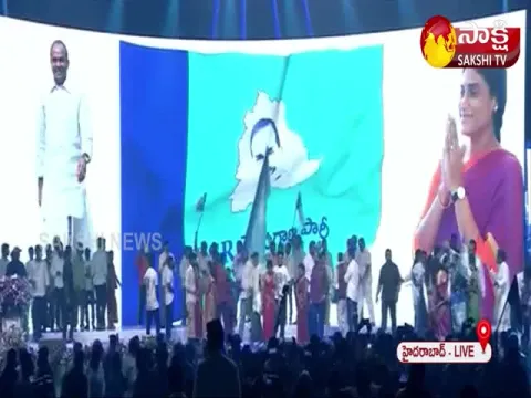Hyderabad: Ysr Telangana Party Flag Innovation