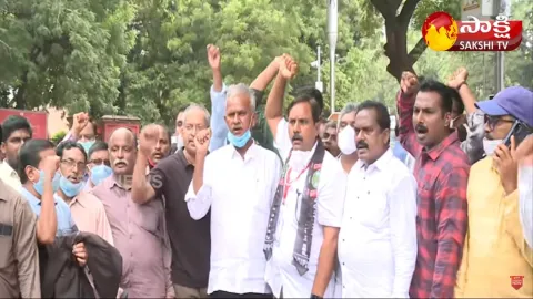 Delhi: Visakha Steel Plant Employees Demands At Jantar Mantar
