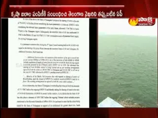 Andhra Pradesh Government Writes A Letter To KRMB Over Water War With TS