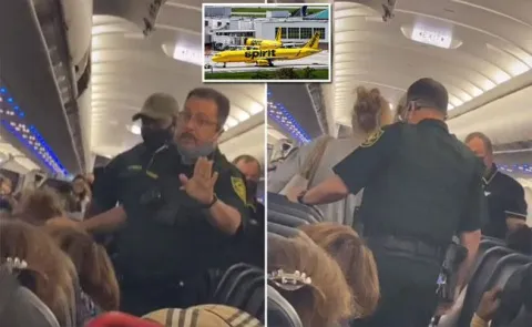 Woman Lights Up a Cigarette On Plane And Starts Smoking 