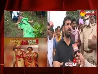 Vikarabad: Car Washed Away Flood Water Newly Wed Bride Lost Breath