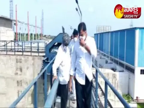 Minister Anil Kumar Yadav Visited Pulichintala Project