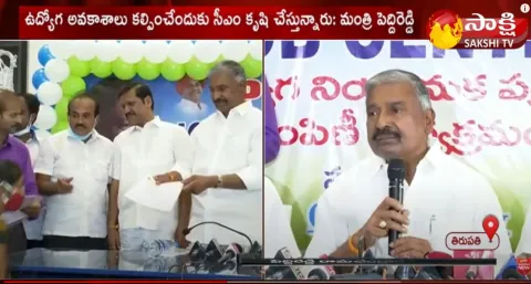 CM Jagan Is Working To Create Job Opportunities: Minister Peddireddy