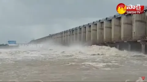 Huge Flood Water InFlow To Jurala Project