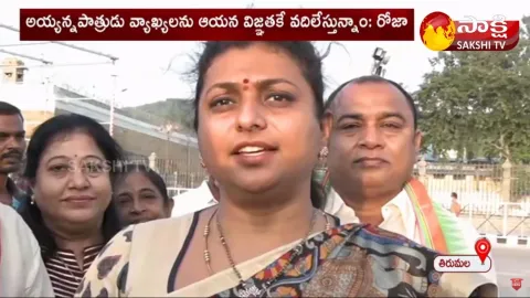 MLA Roja Fires On Ayyanna Patrudu
