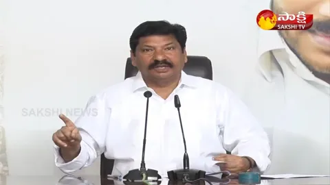 YSRCP MLA Jogi Ramesh Press Meet At Tadepalli