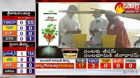 Andhra Pradesh ZPTC MPTC Votes Counting Continues