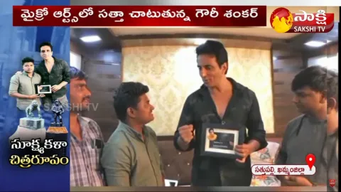Sakshi Special Story On 2 Time Guinness World Record Awardee Micro Artist Gowri Shankar