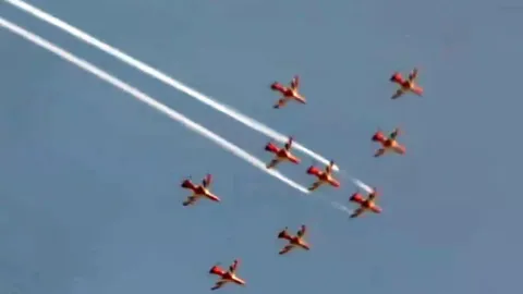 Indian Air Force Conduct air show in Jammu and Kashmir