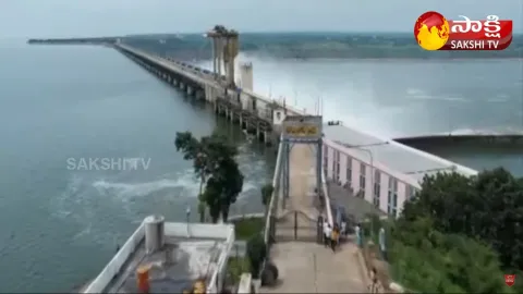 Heavy Water Inflow To Sriram Sagar Project Due To Heavy Rains