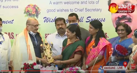 Farewell To Adityanath Das at the AP Secretariat