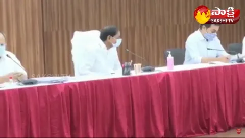 CM KCR Review On Telangana Rains From Delhi