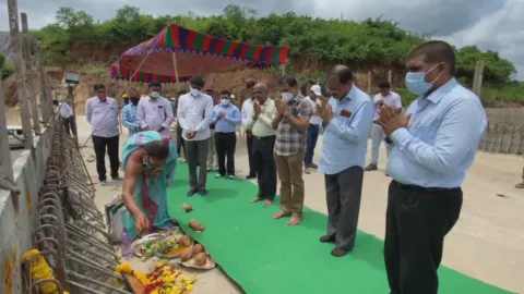 Polavaram Project Gap 3 Concrete Dam Construction