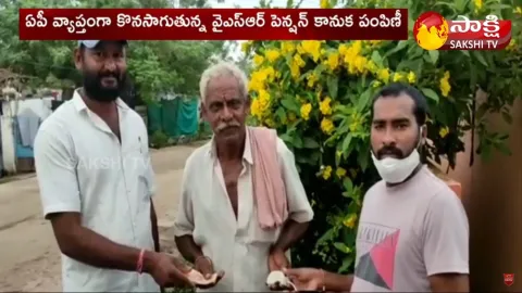 YSR Pension Kanuka Distribution In Andhra Pradesh