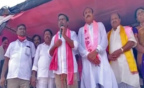 Huzurabad ByPoll: TRS Candidate Gellu Srinivas Yadav Nomination Filed