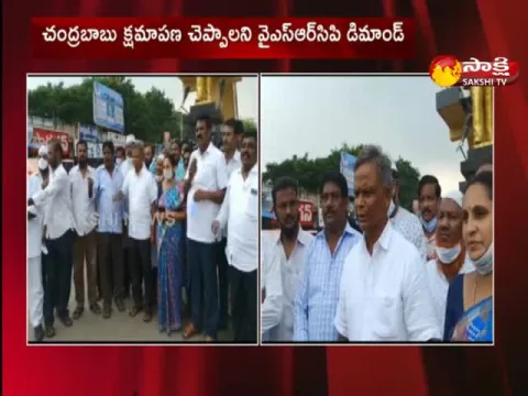 ysrcp leaders protest in nellore district