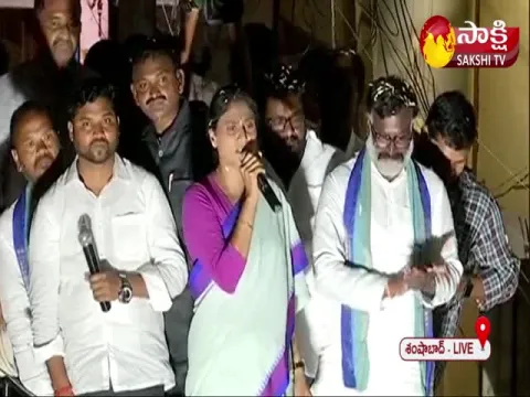 YS Sharmila Padayatra On Third Day In Rangareddy District
