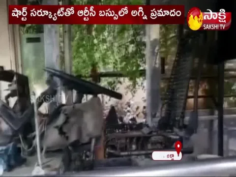 RTC Bus Short Circuit At Anantapur District