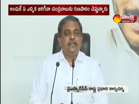 Sajjala Ramakrishna Reddy On Chandrababu