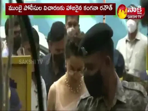 Kangana Ranaut Appears Before Mumbai Police
