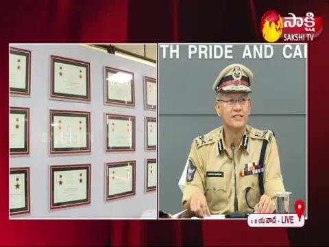 AP DGP Damodar Goutam Sawang Press Meet At Vijayawada