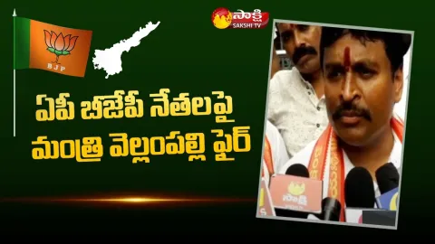 Minister Vellampalli Srinivas Warning To AP BJP