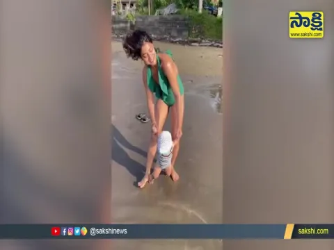 Viral Video: Shriya Saran Memories With Her Daughter Radha In Beach