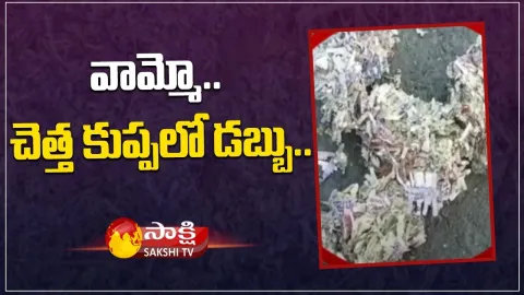 Nizamabad Money Bundles On Highway
