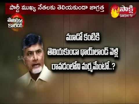 Why So Much Secrecy Over Chandrababu's Thailand Tour ??