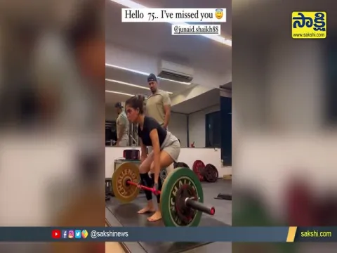 Samantha Deadlifts 75 to 80 Kg At Gym In New Workout Video
