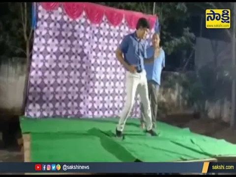 Kallur Tahsildar Dance On Chiranjeevi Song