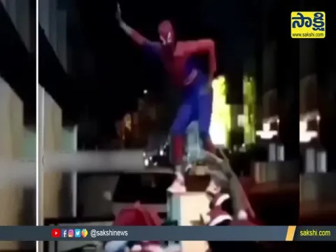 Spider Man Steps To Rashmika Mandanna RaRa Sami Song Video Gone Viral