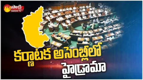 Congress MLAs Protest In Karnataka Assembly Over Eshwarappa's Saffron Flag Remark